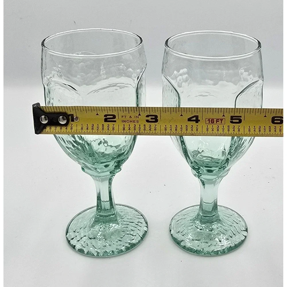 Libbey pair seafoam